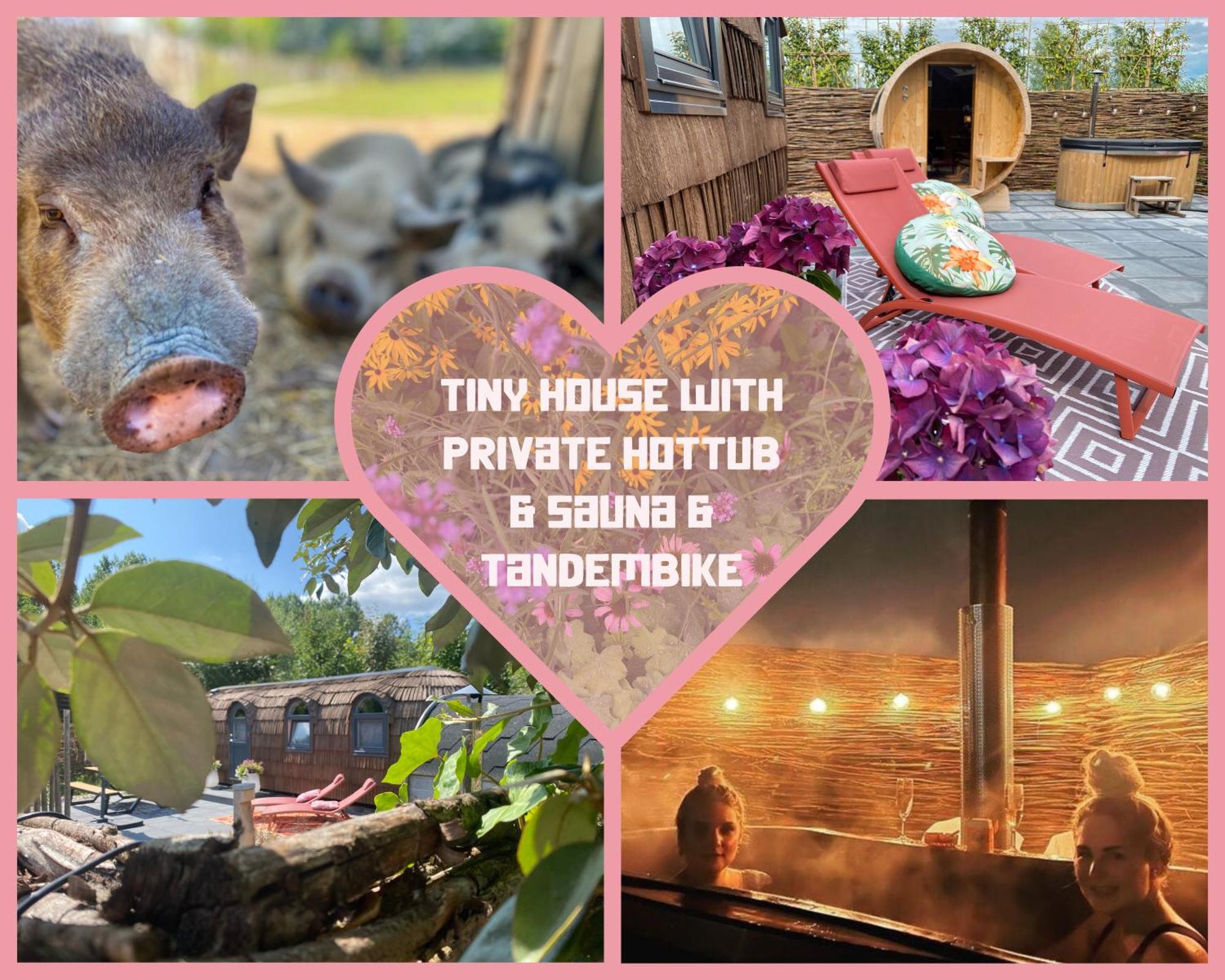 Bed & Wellness Klein Knorrestein With Private Hottub And Sauna And Tandembike Rental Included In Price آلميره المظهر الخارجي الصورة